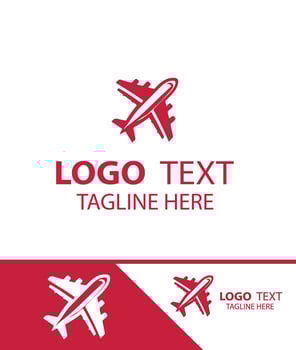 Cloud Rider plane logo vector