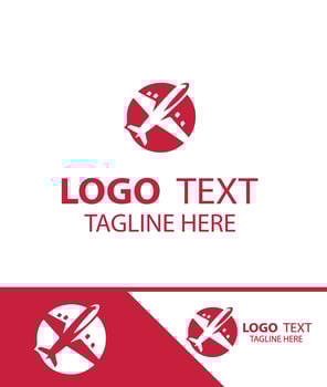 Jet Blaze plane logo vector