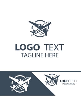 Aero Lift plane logo vector