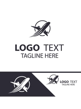 Swift Jet plane logo vector