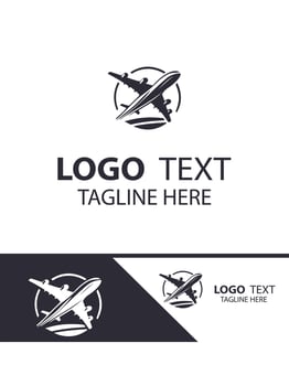 Sky Drift plane logo vector