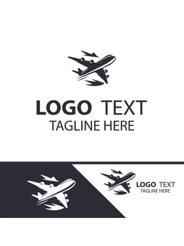 Air Ventures plane logo vector