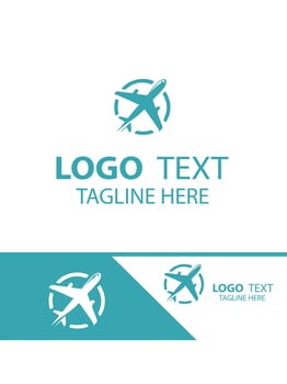 Aero Fleet plane logo vector