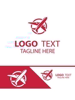 Air Venture plane logo vector