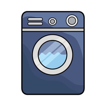 illustration of Laundry service vector