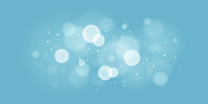 Soft focus light bokeh lights on blue background. Glittering sparkles and shining circles for festive themes. Winter bokeh lights vector