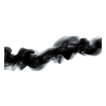 Abstract Wavy Smoke Flow in Shades of Black and Blue Colors png