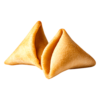 Crispy Golden Fried Dumplings on a Plain Background png