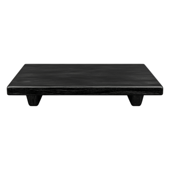 Elegant Black Wooden Display Platform for Marketing and Photography png