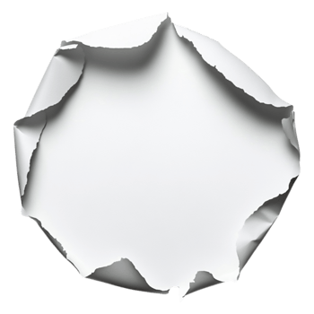 Torn Paper Circle with for Creative Design Projects png