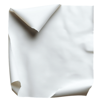 Crumpled White Paper Texture for Creative Design Background Use png