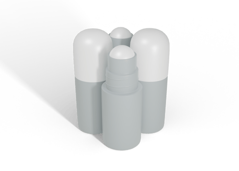 Customizable Deodorant Bottle for Product Branding and Advertising png