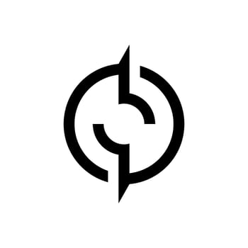 Abstract circle logo Illustration Design. EPS 10. vector