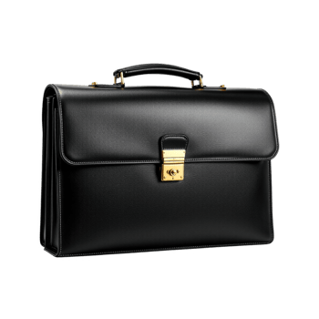 Luxury Leather Executive Briefcase Bag png