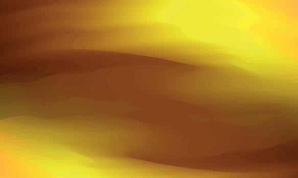 A yellow and brown background with a wave pattern vector