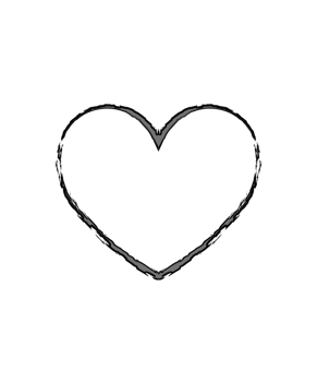 Hand Drawn Heart Illustration png