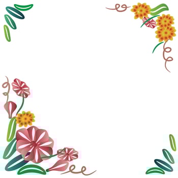Floral Decorative Ornament and frame vector