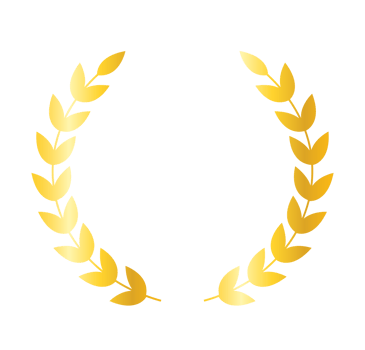 Elegant Gold Laurel Wreath png