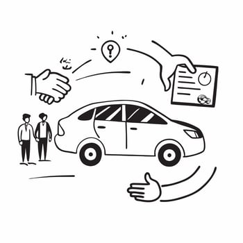 Electric car and business meeting concept as An electric car paired with a business meeting scene symbolizing eco friendly transportation and corporate collaboration ideal for isol Dynamics vector