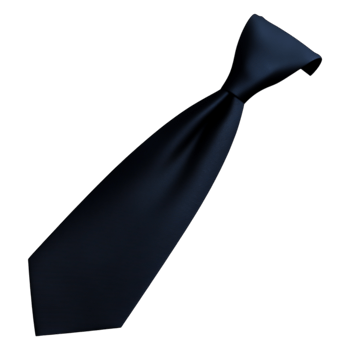Elegant Dark Tie Isolated on Black Background for Formal Wear png
