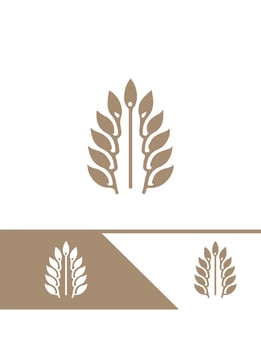 Wheat Farms Logo Design vector