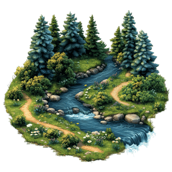 A Journey Through Nature's Embrace. png