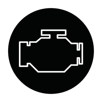 Check Engine Icon vector
