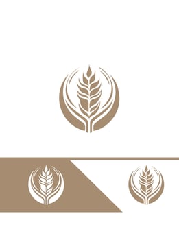 Wheat Soul Logo Design vector