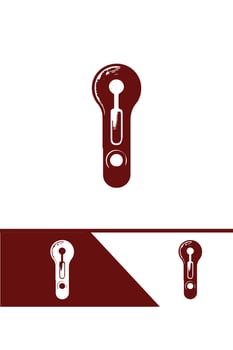 Snap Zipper Logo Design vector