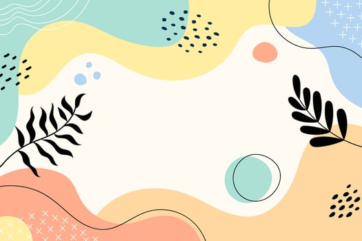 Abstract background of plant art, leaf nature and gravel vector