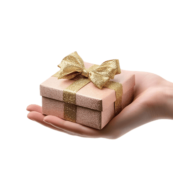 Thoughtful Gesture with a Mini Gift Box png