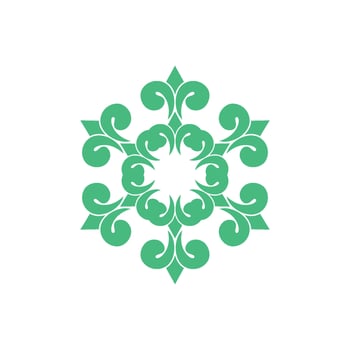 Green Blossom Flower Logo Template Illustration Design. EPS 10. vector