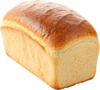 Freshly Baked Soft and Fluffy Bread Loaf A Classic Bakery Delight png