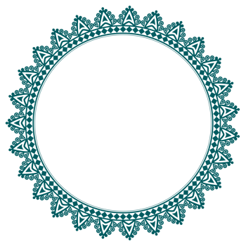 Green Circle Frame design png