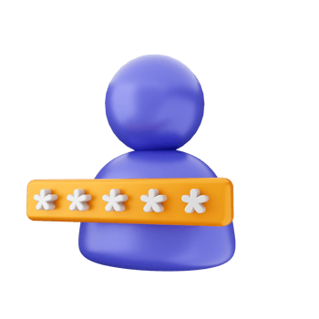 A person with a badge on a black background png