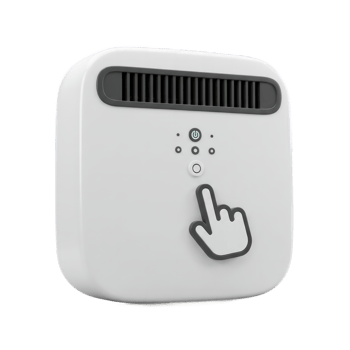 Compact Air Purifier with User-Friendly Interface Modern Design for Clean Air png