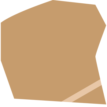 Torn paper scraps brown color style 2 png