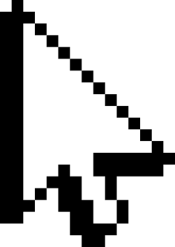 Cursor icon arrow flat style modern style png
