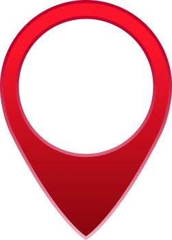 You are here map pointer icon red color 1 png