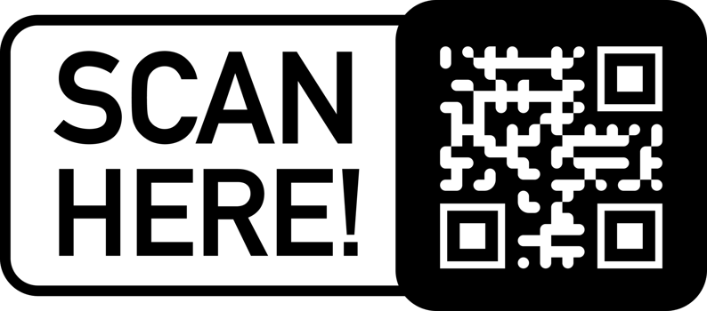 QR code scan icon black color 7 png