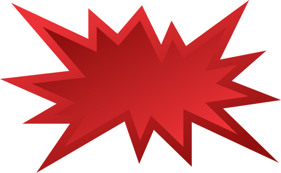 Banner boom sale red color png