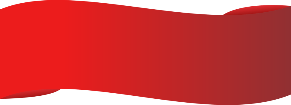The banner red ribbon png