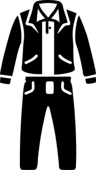 Illustration Casual Outfit Jacket Pants Design for Fashion Applications vector