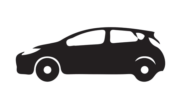 car sign and symbol. vector