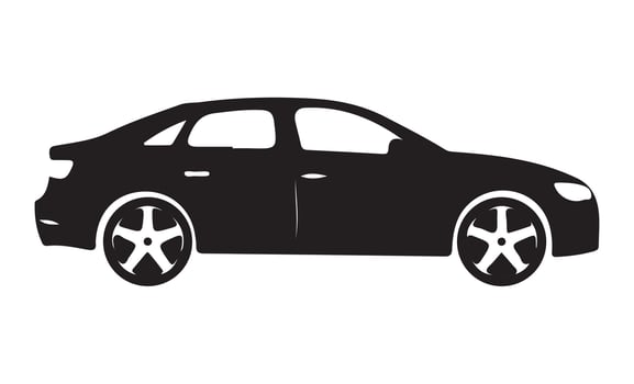 Car icon. car sign and symbol, illustration eps 10 vector