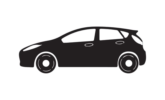 Car icon, symbol vector