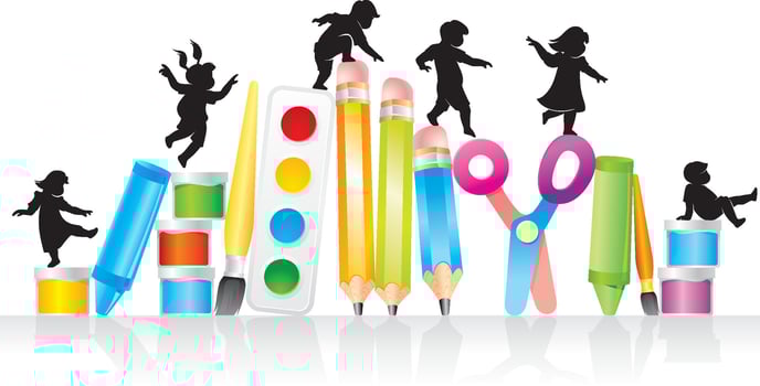 Art School is Fun, Children Education vector