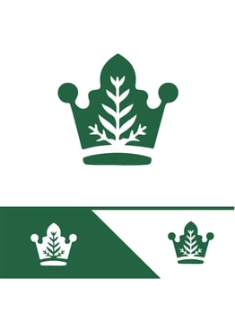 Verdant Royalty diver logo vector