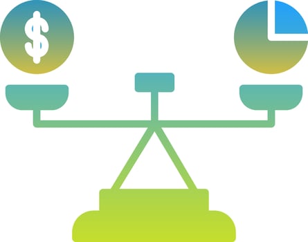 Balance Creative Icon Symbol Art Sign vector