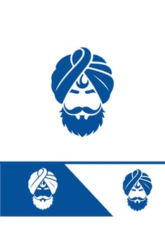 Exotic Turban Logo Design vector